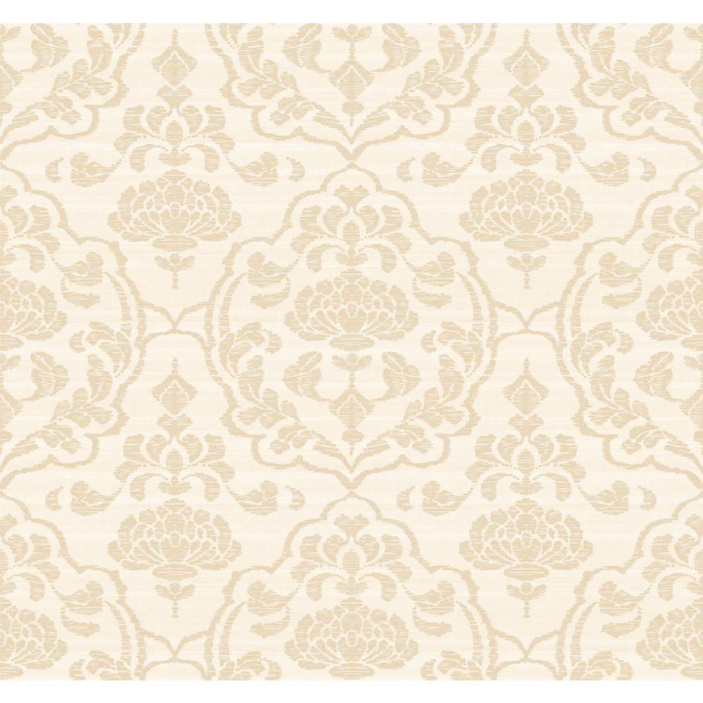 York Wallcoverings York Wallcoverings Damask On Silk Wallpaper-BD9157 ...