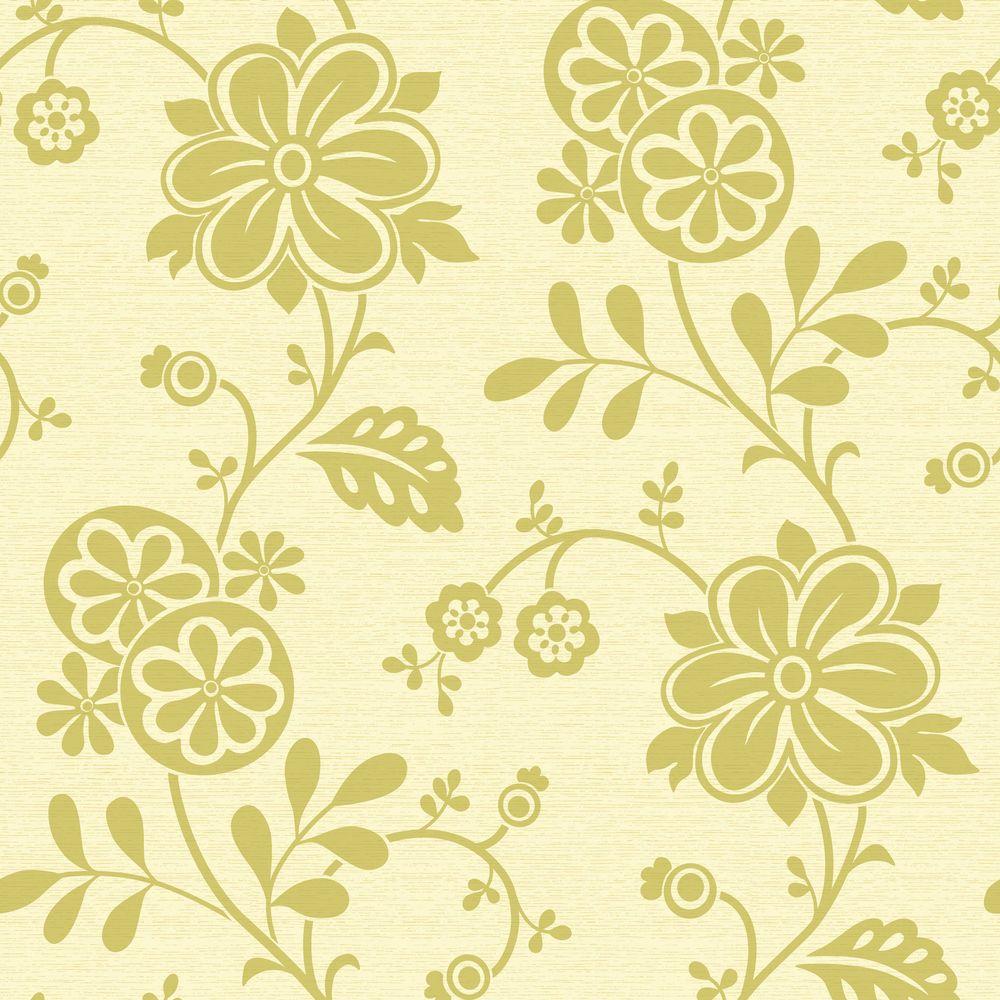 Beacon House Amelie Green Modern Floral Trail Wallpaper-2535-20681