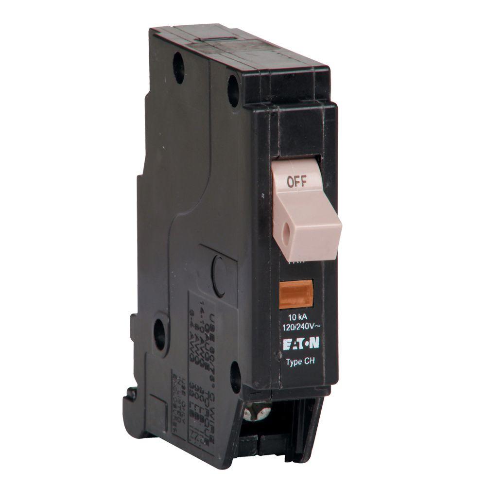 eaton bd 2 15 amp single pole tandem ctl circuit breaker bd1515ch 15 amp 1 pole circuit breaker with trip flag