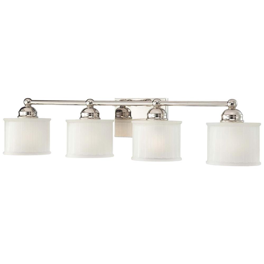 Minka Lavery 4 Light Polished Nickel Bath Light 6734 1 613 The