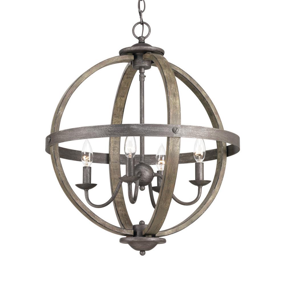 Progress Lighting Keowee Collection 19 88 In 4 Light Iron Progress Lighting Keowee Collection 19