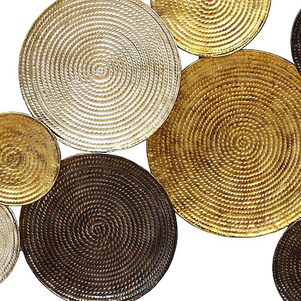 Multi Circles Metal Wall Decor