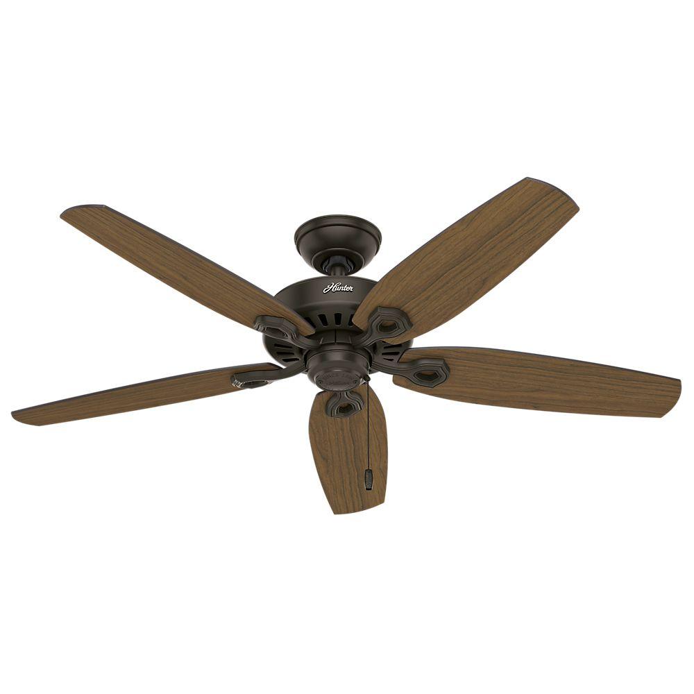 Hunter Builder Elite 52 In Indoor Outdoor New Bronze Ceiling Fan