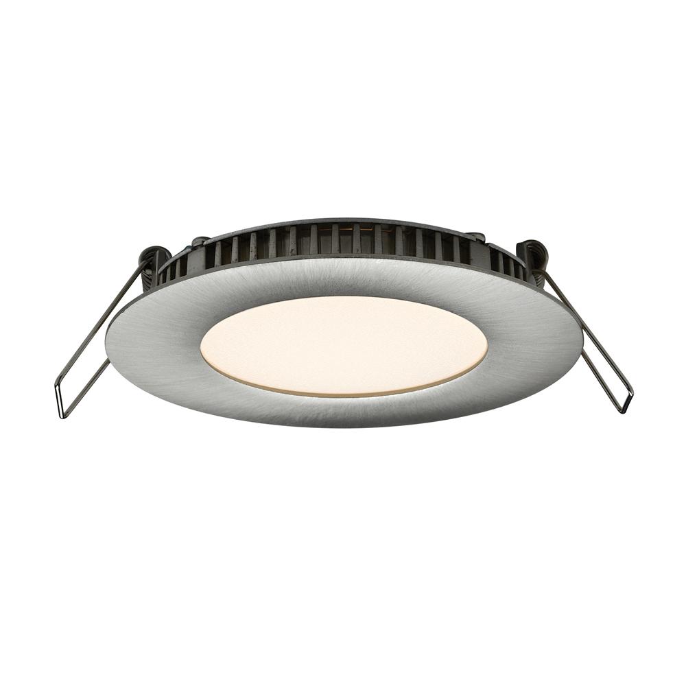 Illume Lighting 3 In Satin Nickel Integrated Led Recessed Kit I Illume Lighting 3 In Satin Nickel Integrated Led Recessed Kit