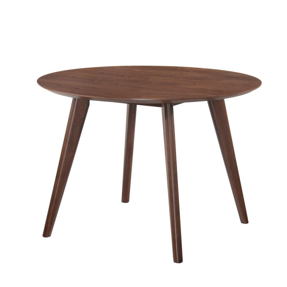 Rosie Light Walnut Dining Table Drb500dt The Home Depot Rosie Light Walnut Dining Table