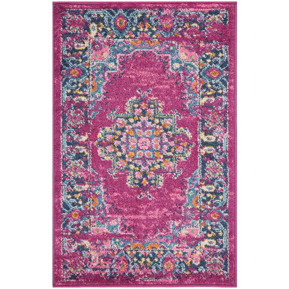 Nourison Passion Fuchsia 2 ft. x 3 ft. Area Rug-387622 - The Home Depot