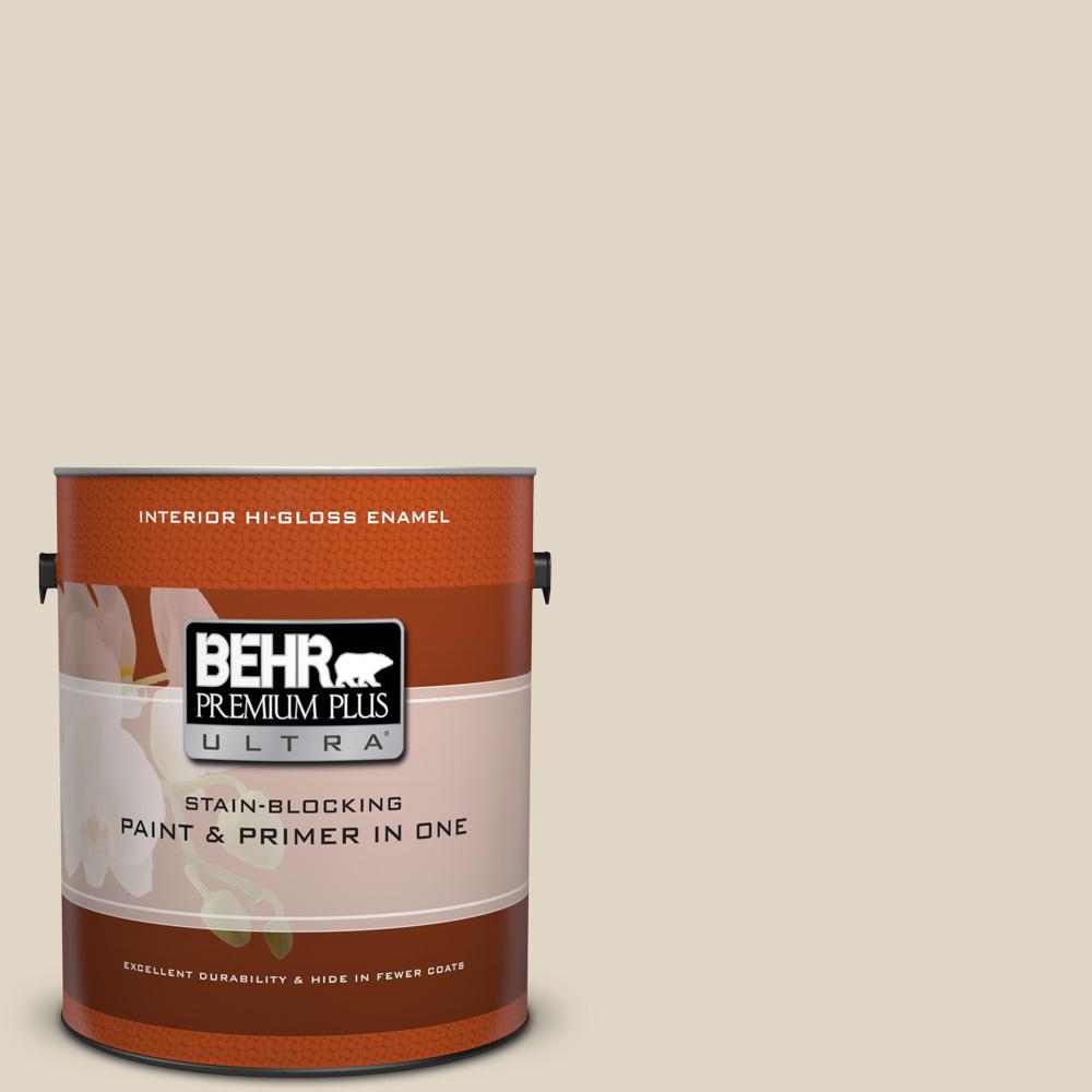 BEHR Premium Plus Ultra 1gal. N3002 Canvas Luggage Eggshell Enamel