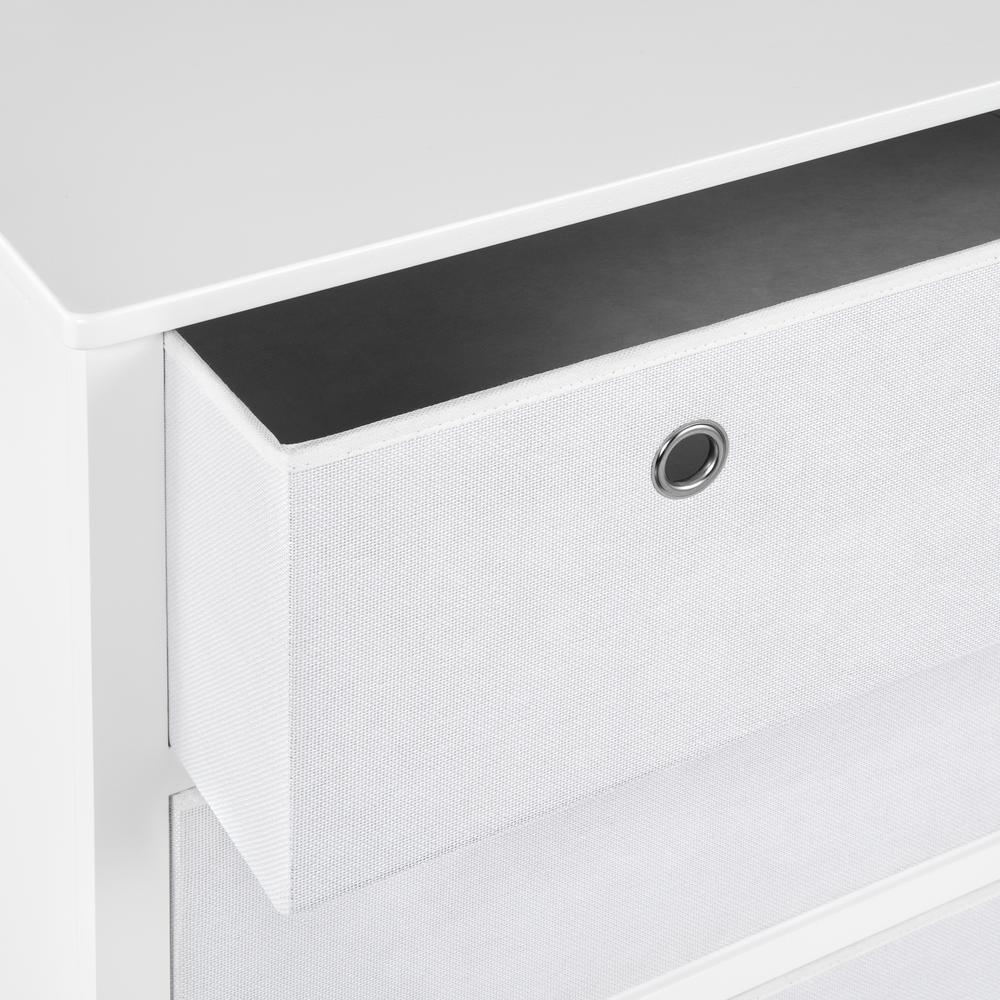 Achim Ez Home Solutions White 3 Drawer Foldable Single Dresser