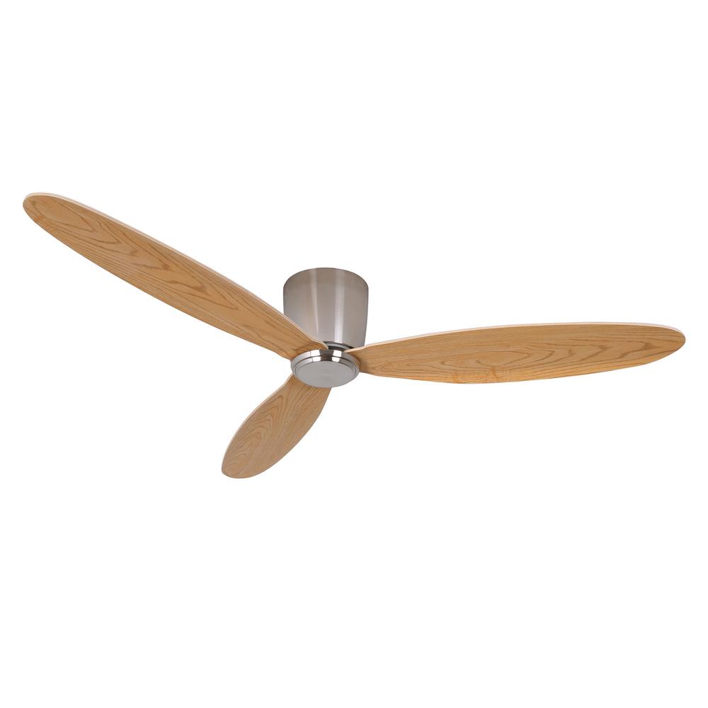 Lucci Air Airfusion Radar 52 In Dc Brushed Chrome Ceiling Fan With Dc Brushed Chrome Ceiling Fan With Remote Control