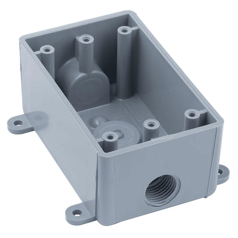 Home Depot Underground Electrical Box 3d House Drawing Weatherproof Bo Electrical Conduit Ings The Home Rh Homedepot Com Switch Box Underground Junction Depot