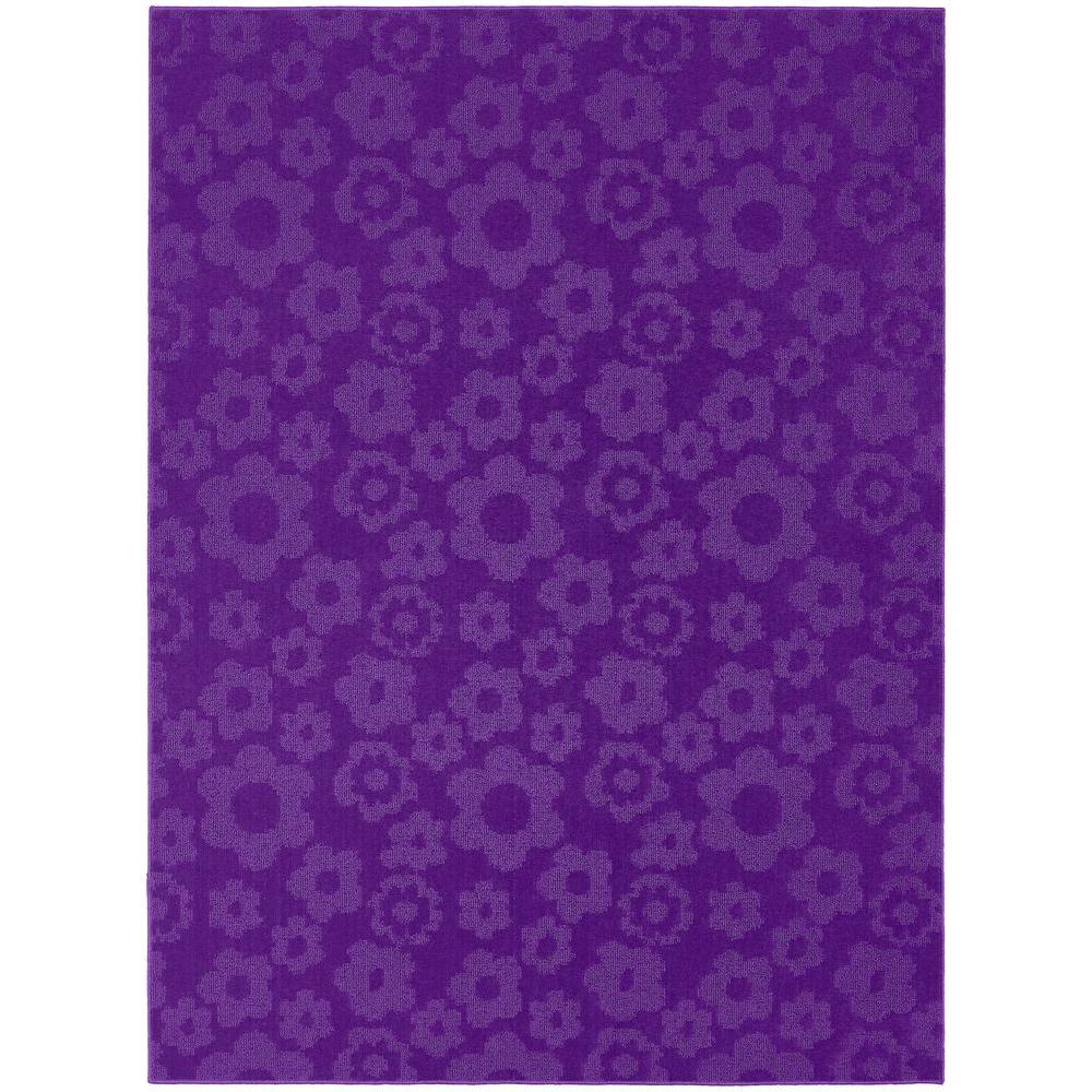 Garland Rug Flowers Purple 5 Ft X 7 Area Cl 16 Ra 0057 18 Garland Rug Flowers Purple 5 Ft X 7 Area
