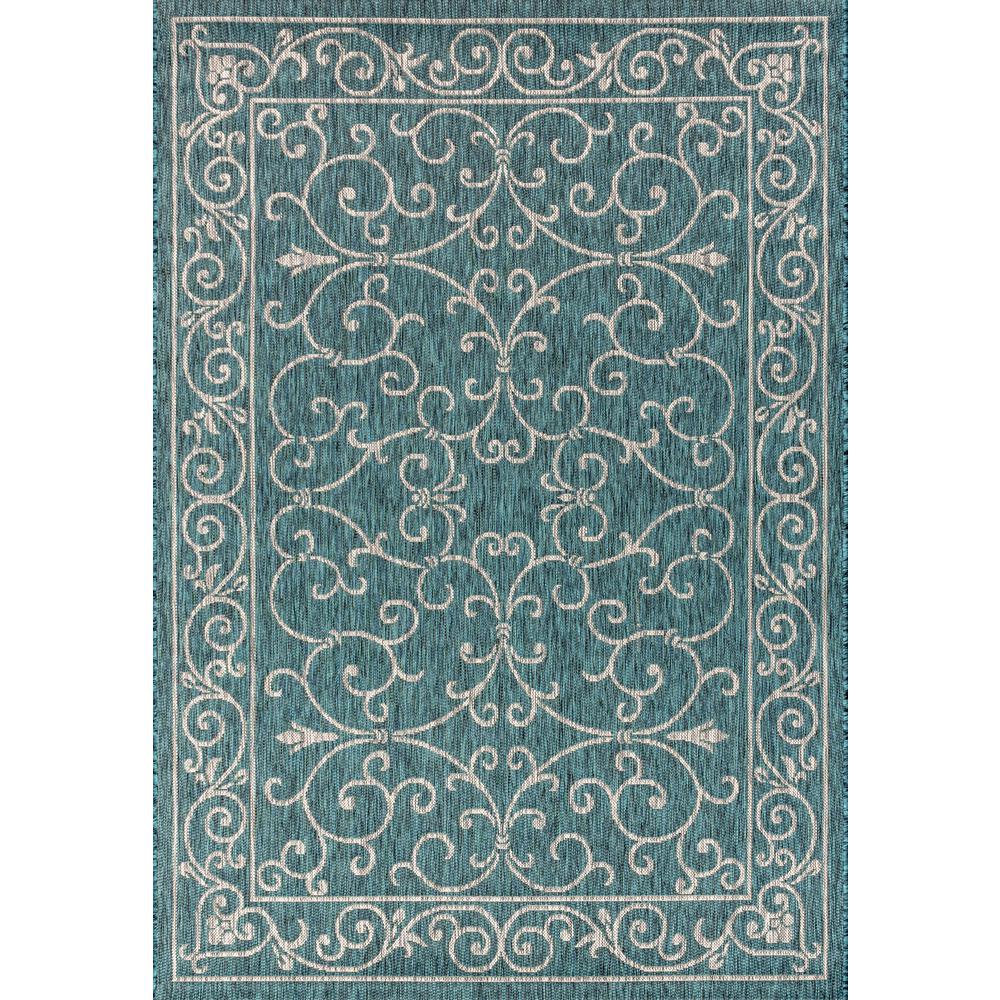 JONATHAN Y Charleston Vintage Filigree Textured Weave Indoor/Outdoor ...