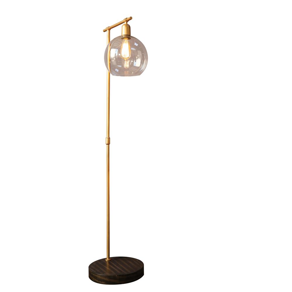 gold standing lamp