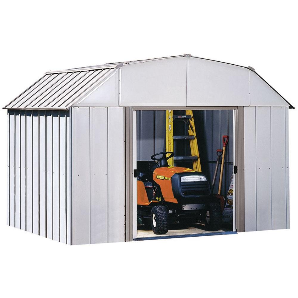 arrow dakota 10 ft. x 8 ft. steel shed-dk108 - the home depot