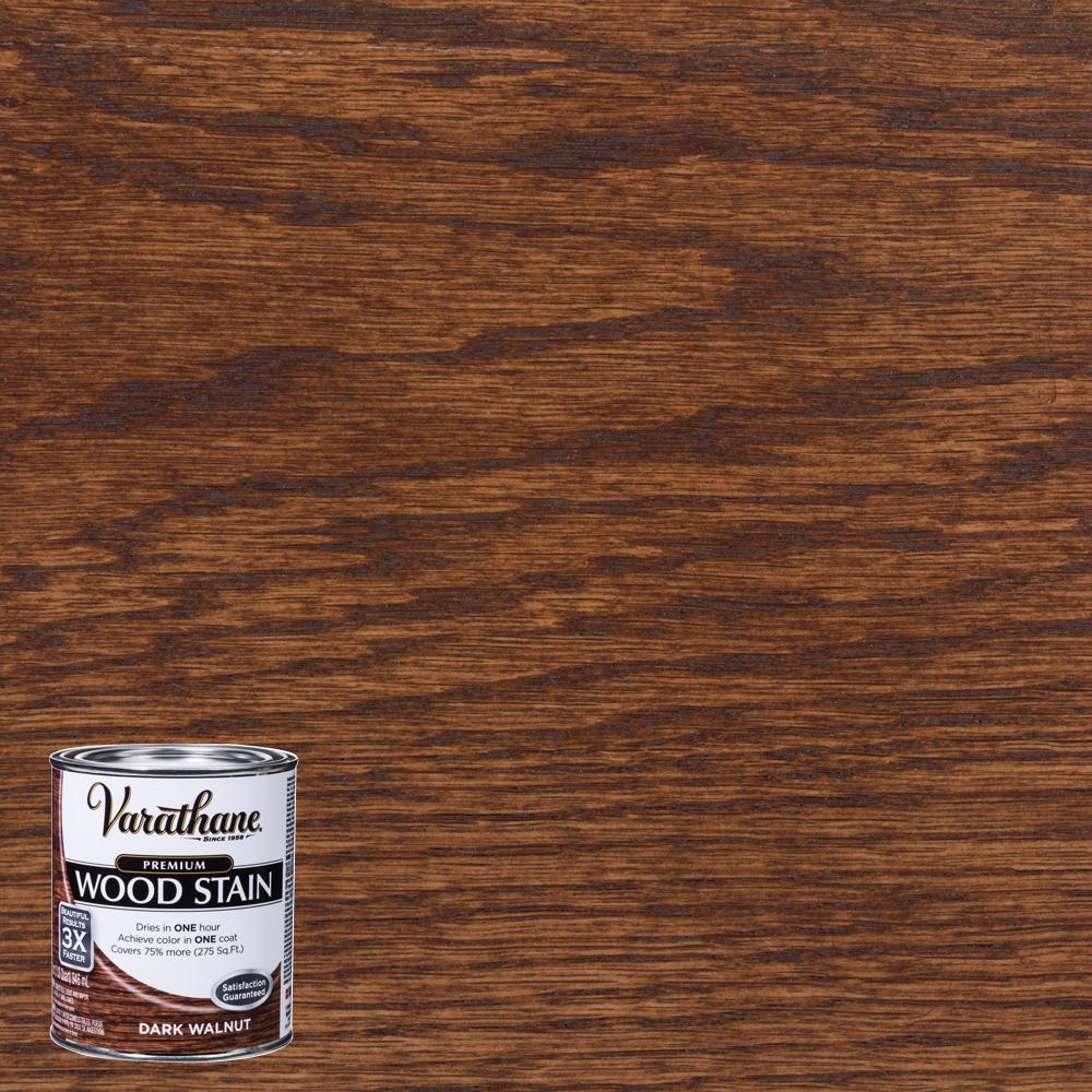 Varathane 1 Qt Dark Walnut Premium Fast Dry Interior Wood Stain 2 Pack