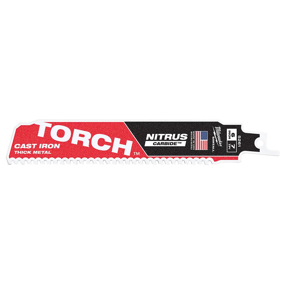 Milwaukee Torch 6 in. 7 TPI Nitrus Carbide Teeth Metal Cutting SAWZALL