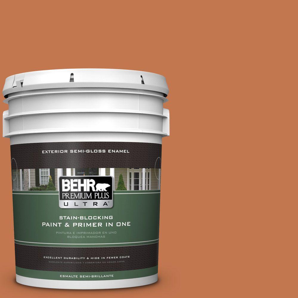 BEHR Premium Plus Ultra 1gal. BXC52 Natural Copper SemiGloss Enamel Exterior Paint585301