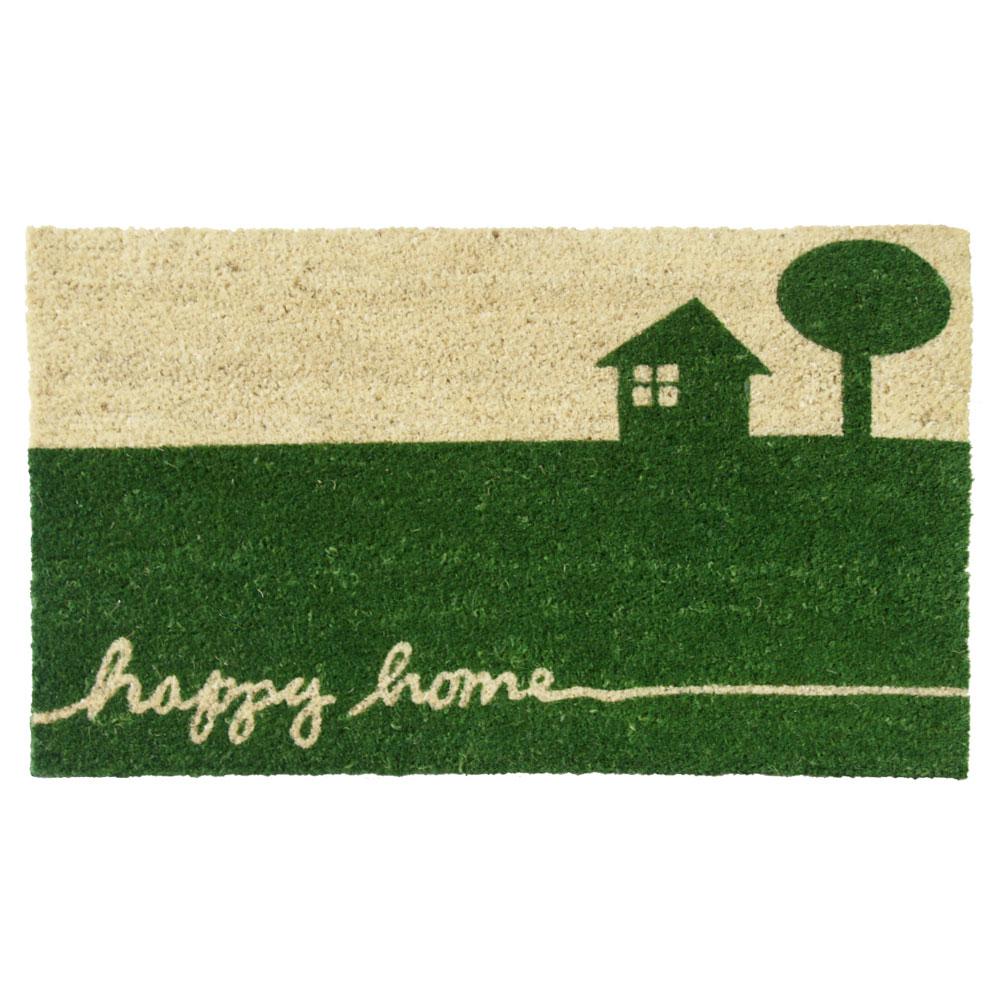 Rubber Cal Happy Home 30 In X 18 In Country Door Mat 10 106 024