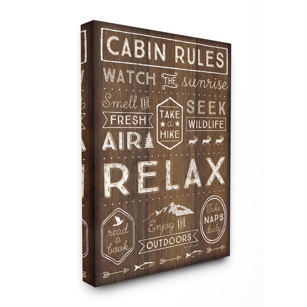The Stupell Home Decor Collection 30 In X 40 In Outdoors Cabin