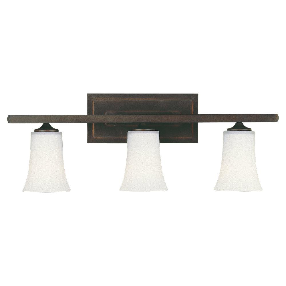 Feiss Boulevard 3Light Oil Rubbed Bronze Vanity LightVS8703ORB The