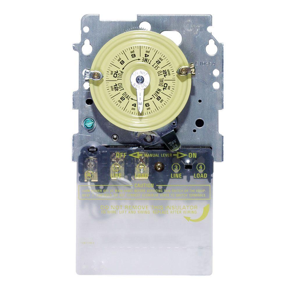 T101M  Series 40 Amp 125-Volt SPST 24-Hour Mechanical Time Switch Mechanism