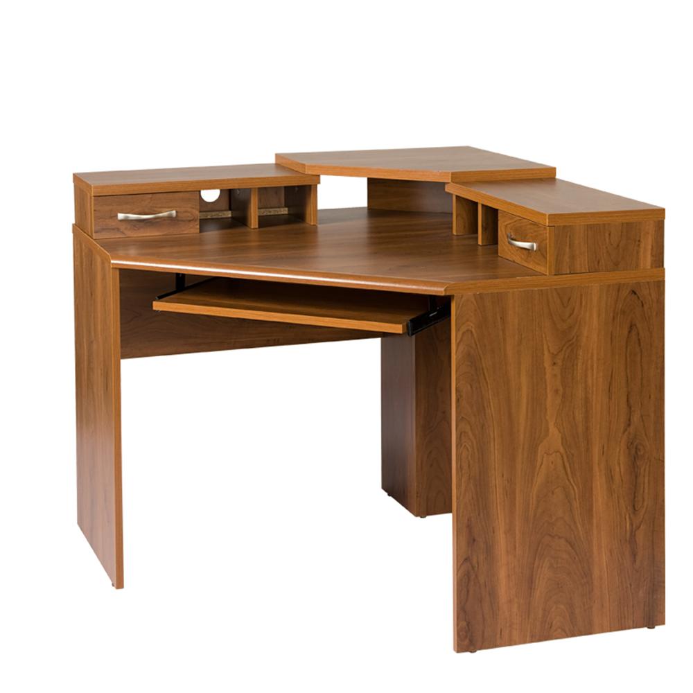 Os Home And Office Furniture Corner Desk With Monitor Platform