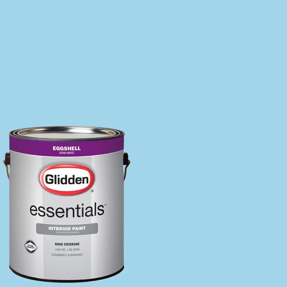 Glidden Essentials 1 Gal Hdgb55 Wild Blue Yonder Eggshell Interior Hdgb55 Wild Blue Yonder Eggshell Interior Paint
