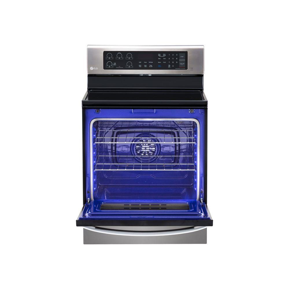 Lg Electronics 6 3 Cu Ft Electric Range With Easyclean Convection So Sku 1001760047
