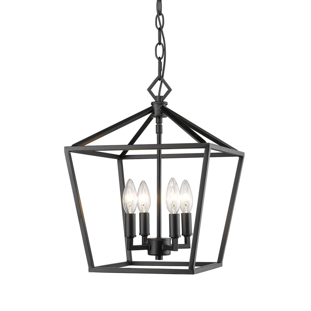 Black Lantern Chandeliers Lighting The Home Depot Black Lantern Chandeliers
