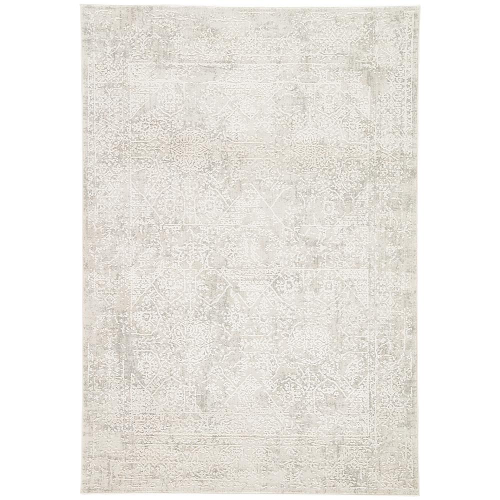 Jaipur Rugs Machine Made Light Gray 9 ft. x 12 ft. Abstract Area Rug