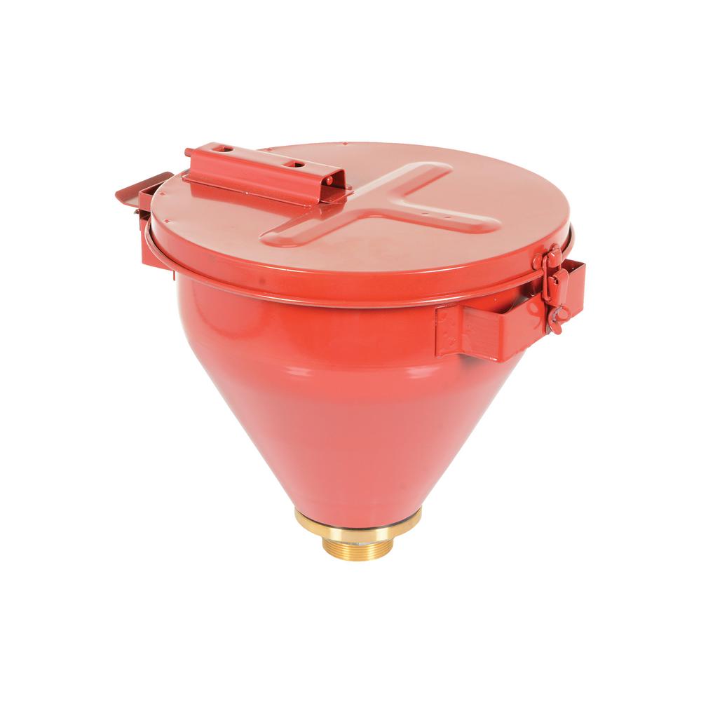 Vestil Steel Drum Funnel-Self Closing Lid by Vestil