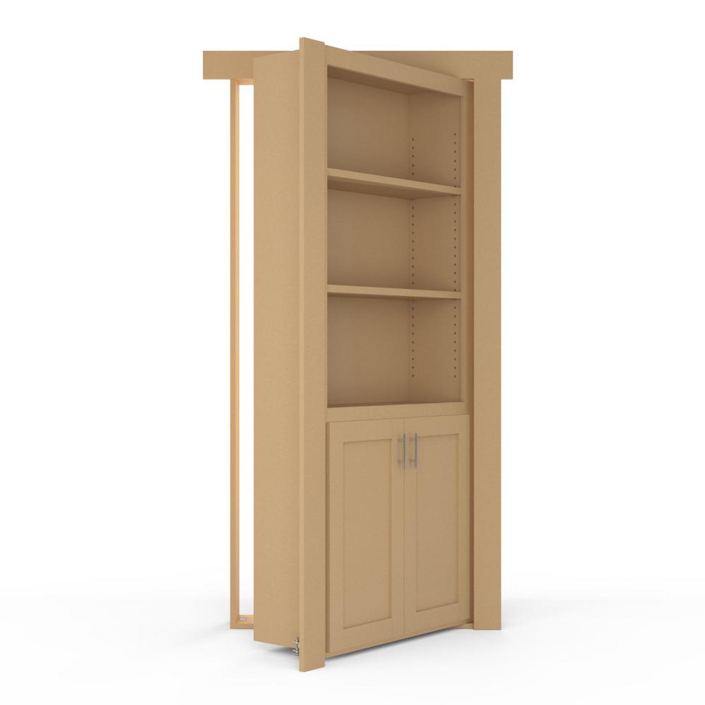 The Murphy Door 30 In X 80 In Flush Mount Assembled Laundry Door