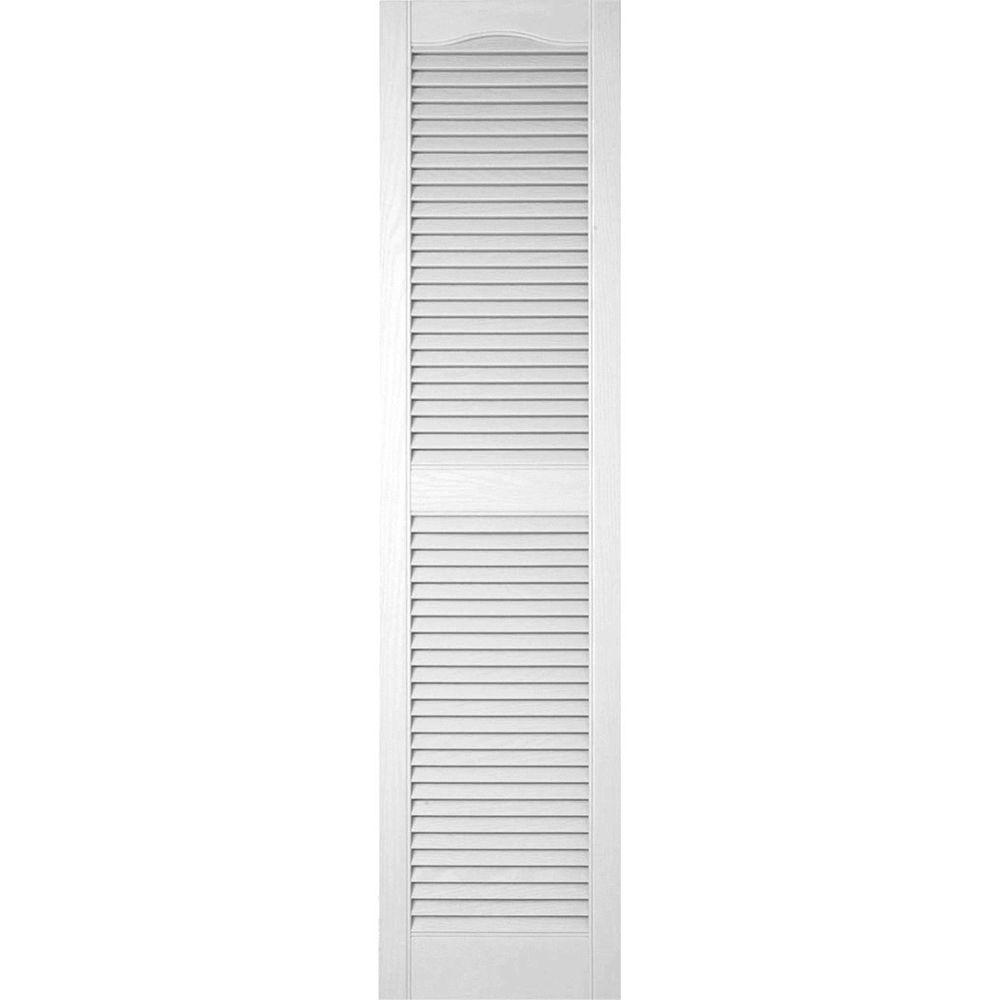 Louvered Exterior Shutters The Home Depot