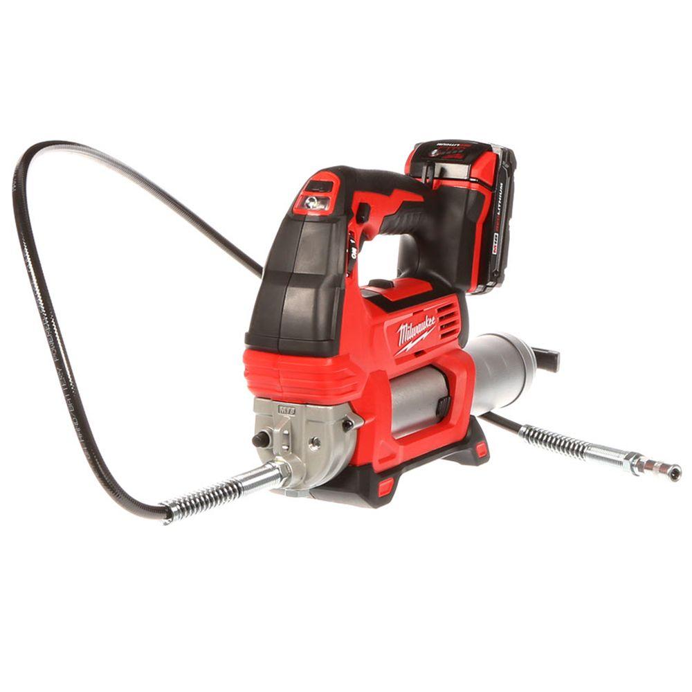 CORDLESS GREASE GUN KIT 18V M18 Milwaukee 2 Speed Maintenance + Charger