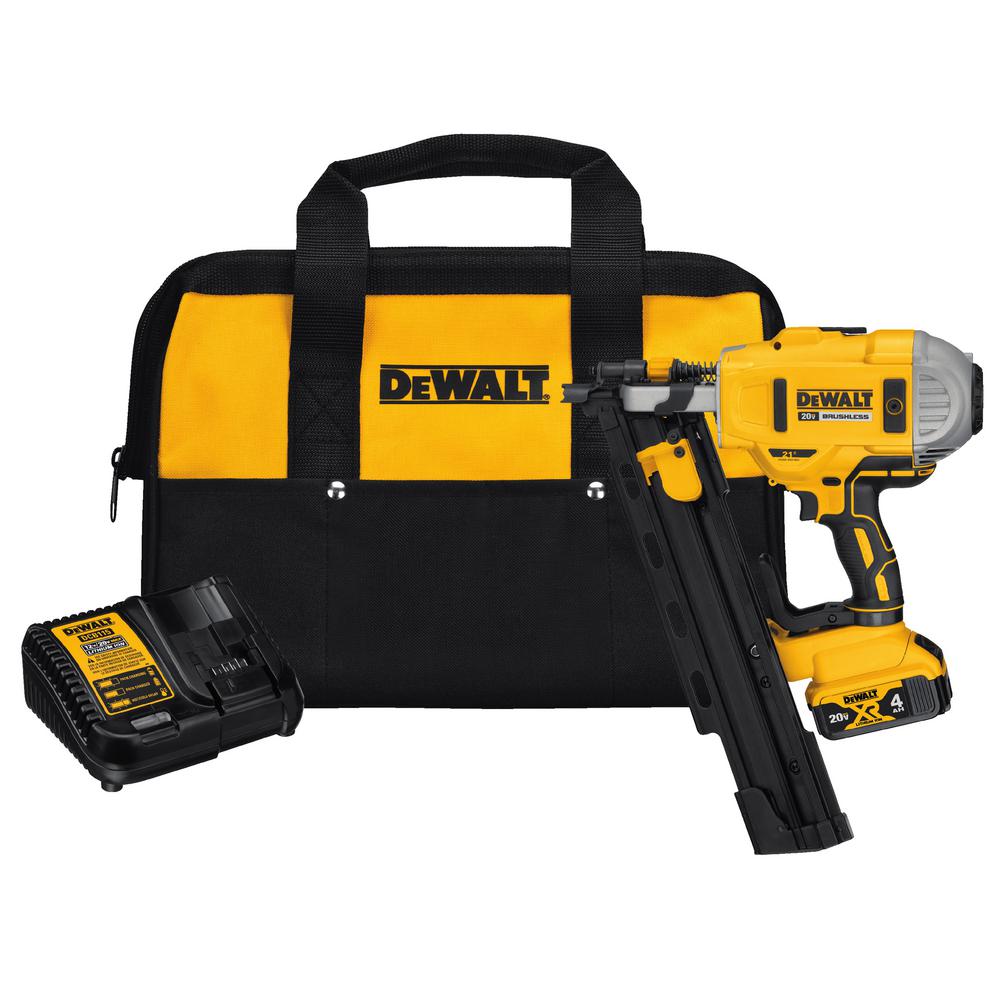 DEWALT 20-Volt MAX Lithium-Ion 21-Degree Cordless Framing Nailer