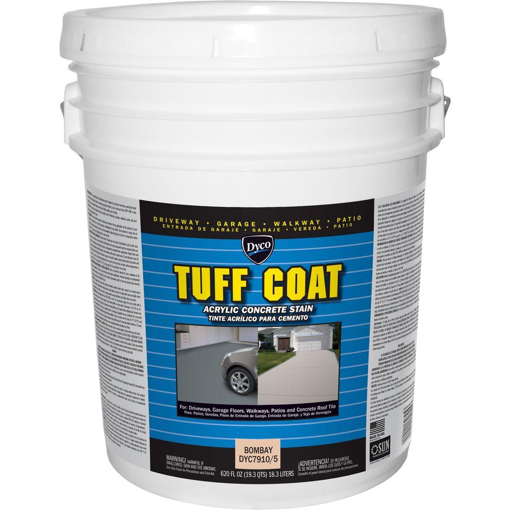 Dyco Tuff Coat 5 gal. 7910 Bombay Low Sheen Exterior Waterborne Acrylic ...