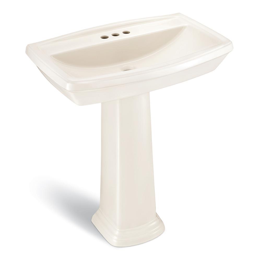 Glacier Bay Westminster Pedestal Sink Standard Pedestal Sink