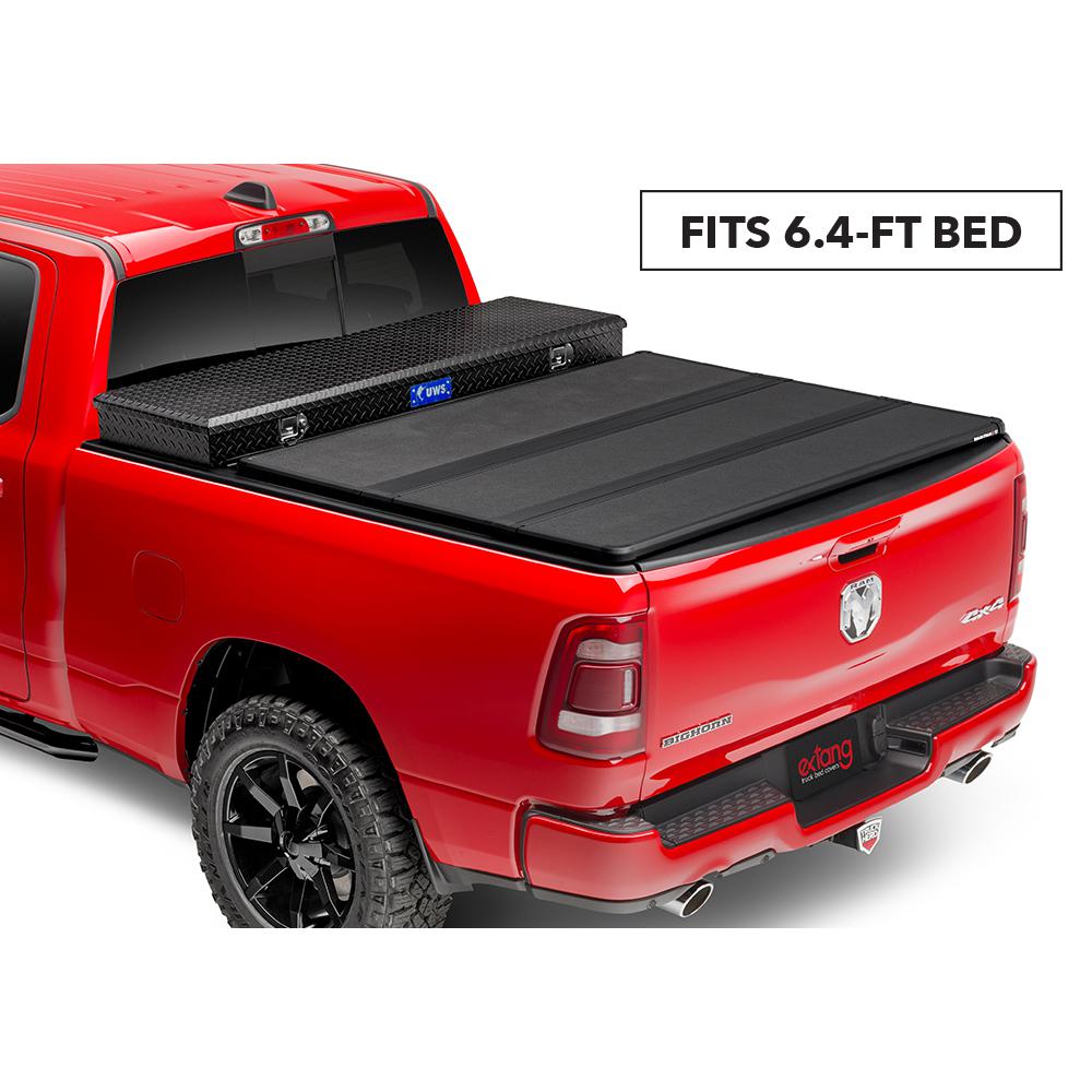 Extang Solid Fold 2.0 Toolbox Tonneau Cover - 19 (New Body Style) Ram 1500 6'4" Bed w/out RamBox Tonneau Cover For Ram 1500 With Rambox