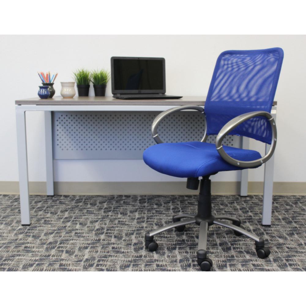Boss Office Desk Chair Blue Home Furniture Blue Mesh Back Task Chair Vibrant