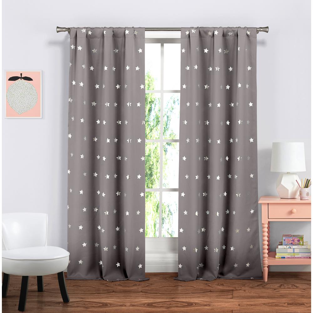 39 X 84 Inch Living Room White Grey GINGALIA 12059D=12 Duck River Textiles Gingalia Geometric Blackout Room Darkening Pole Top Window Curtains Pair Panel Drapes for Bedroom Set of 2 Panels