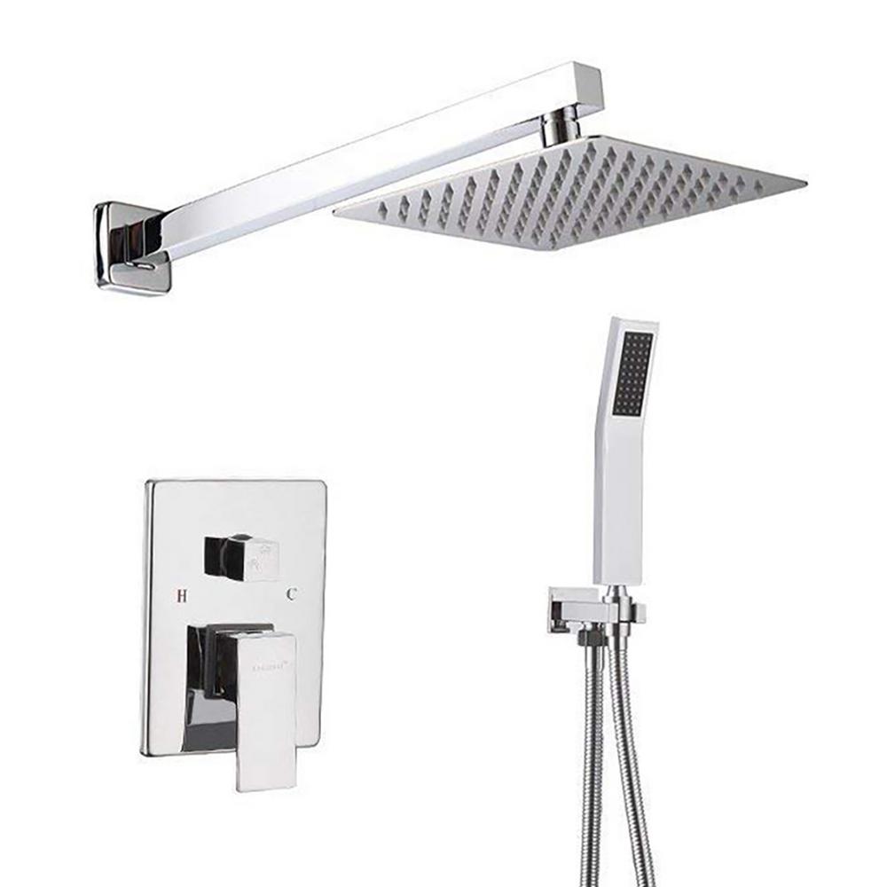 Boyel Living 1spray 10 in. High PressureDual Shower Head and Handheld