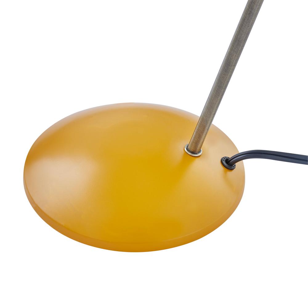 mustard yellow desk lamp