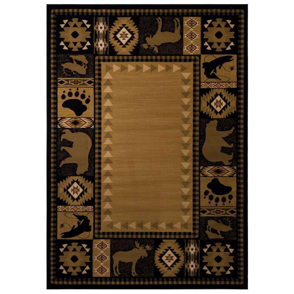 Balta US Northern Territory Black 9 ft. 2 in. x 12 ft. 5 in. Area Rug ...