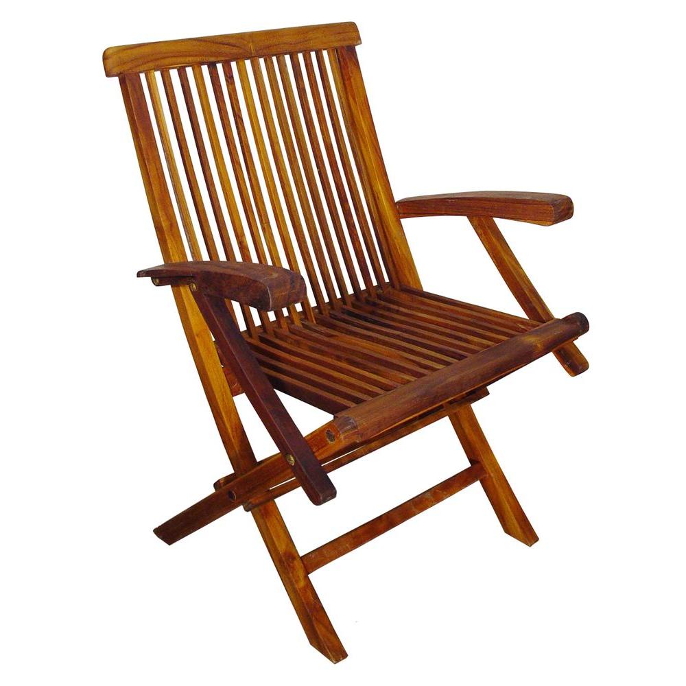 wooden folding arm chairs