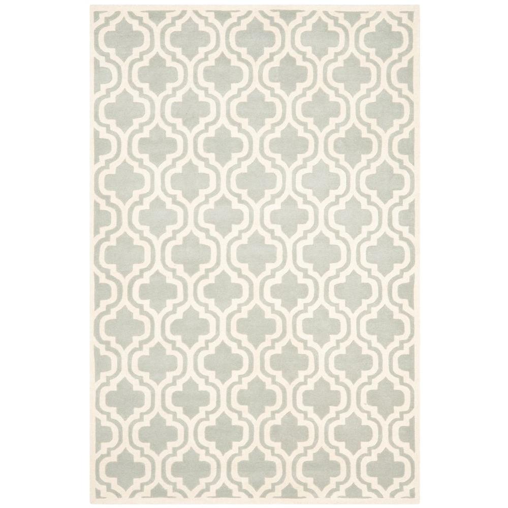 Safavieh Ham Grey Ivory 6 Ft X 9 Area Rug Cht727e The Safavieh Ham Grey Ivory 6 Ft X 9 Area Rug