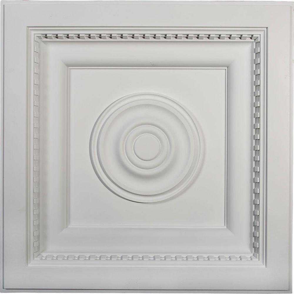 Ekena Millwork 3 in. x 237/8 in. x 237/8 in. Polyurethane Ashford