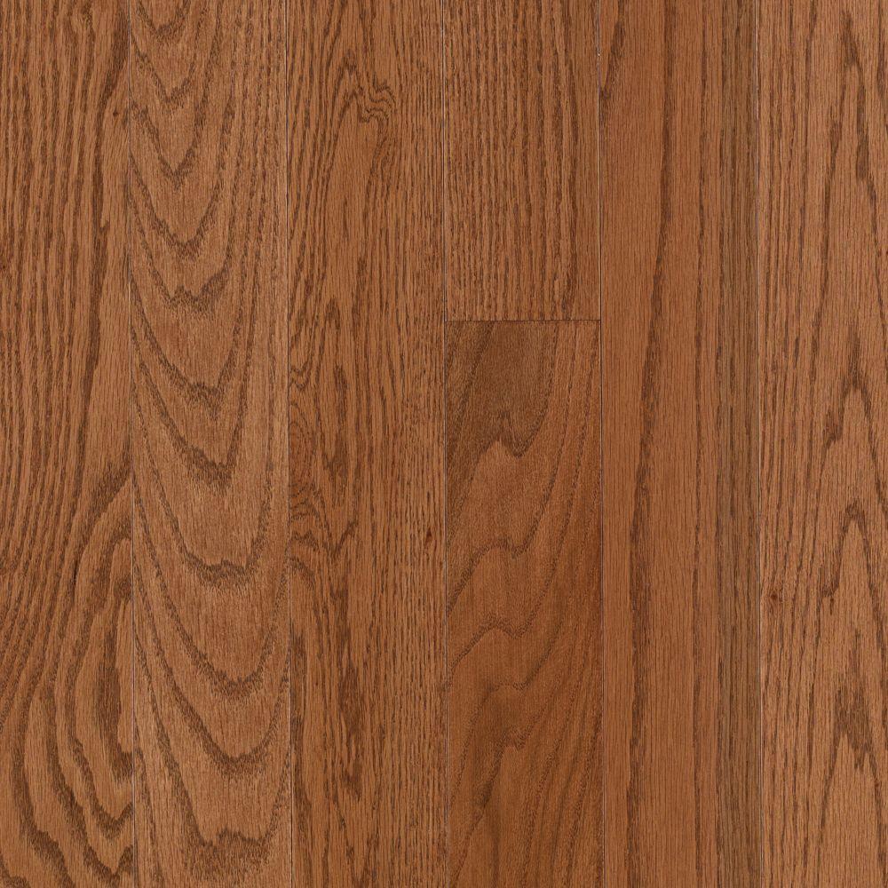 Mohawk Take Home Sample - Raymore Oak Gunstock Hardwood Flooring - 5 in