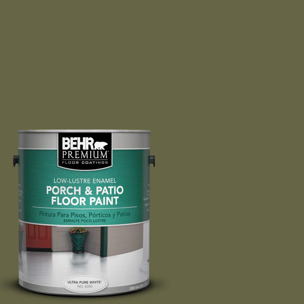BEHR Premium 1 gal. PPU924 Amazon Jungle LowLustre Enamel Interior