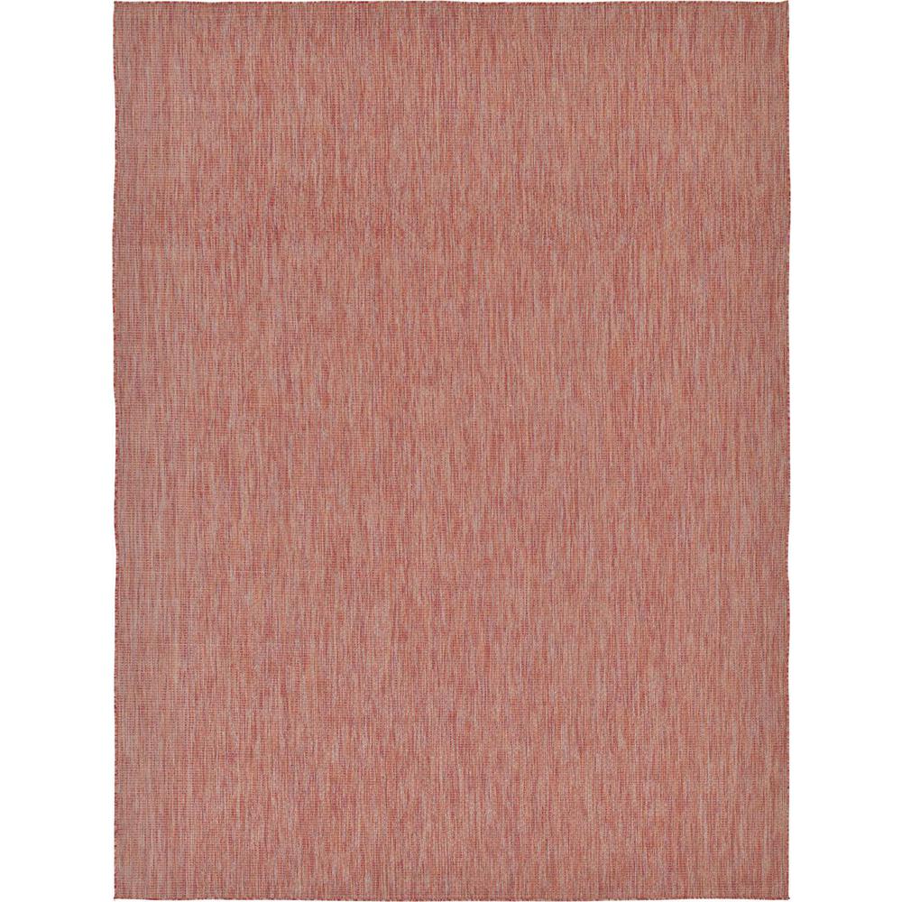 9 X 12 Solid Grant Outdoor Rugs The Home Depot Outdoor Solid Rust Red 9 Ft X 12 Area Rug