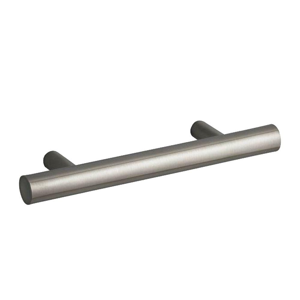 MOEN Iso 3 in. Brushed Nickel Drawer PullDN0707BN The Home Depot
